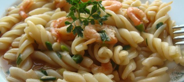 Паста с креветками