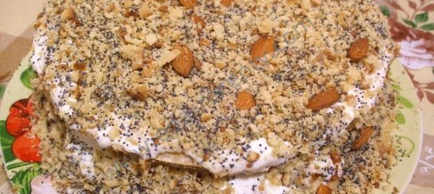 Светлый Торт Рыжик с медом