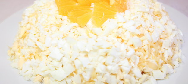 Праздничный салат из апельсинов.Видео