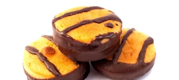 Медовое печенье с шоколадной глазурью