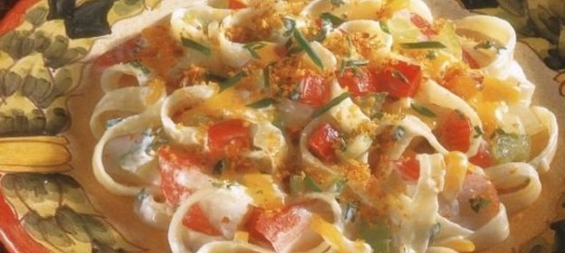 Лапша с крабовым мясом