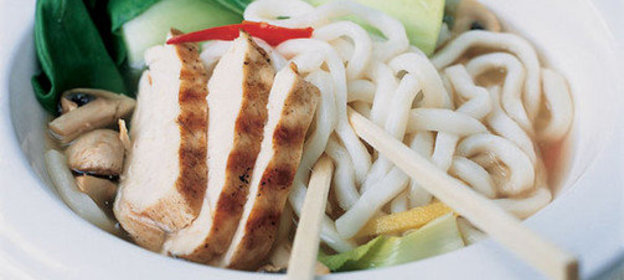 Лапша удон с курицей