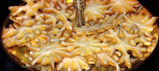 Песочно-миндальное печенье Снежинки