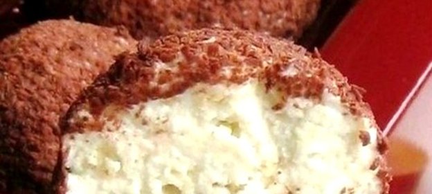 Конфеты из творога с орехами