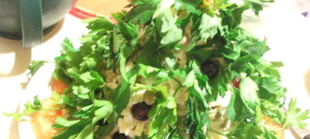 Салат Аппетитная елочка