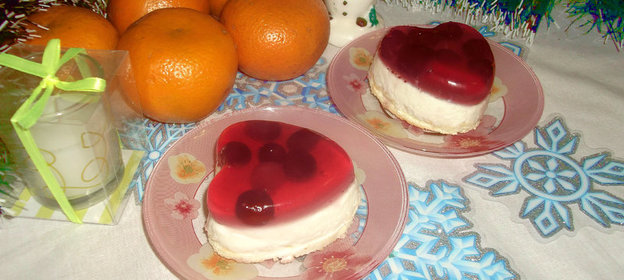 Десерт Любимый с клюквой