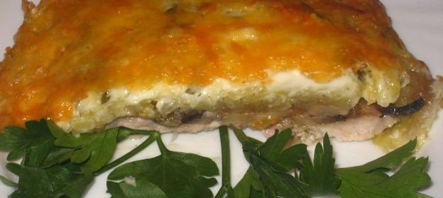 Отбивные под шубой в духовке