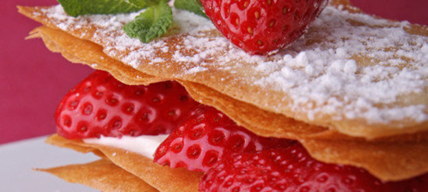 Клубничный мильфей