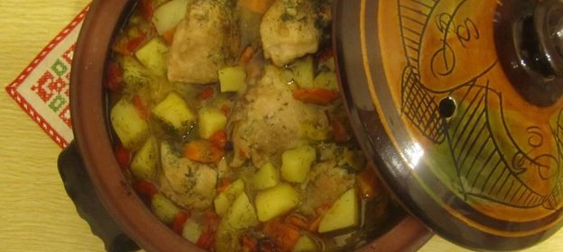 Жаркое с курицей