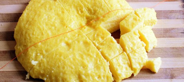 Мамалыга с сулугуни