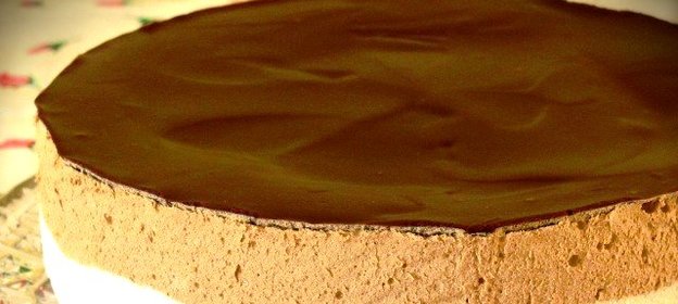 Шоколадное суфле для торта