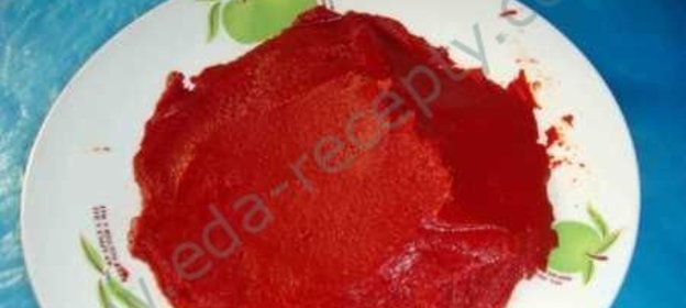 домашняя томатная паста на зиму