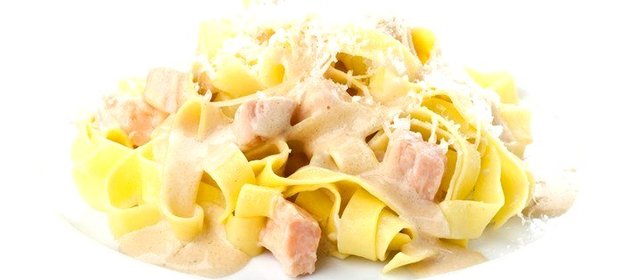 Паста с лососем