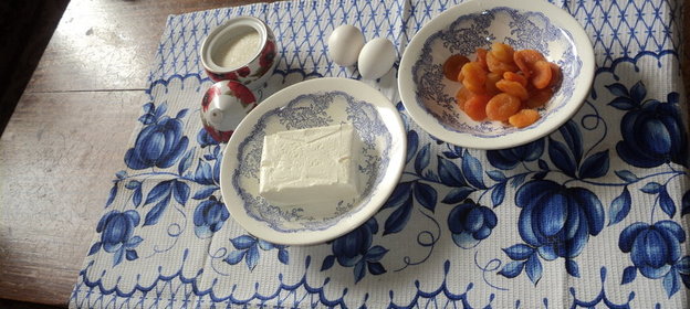 Творожный десерт на пару