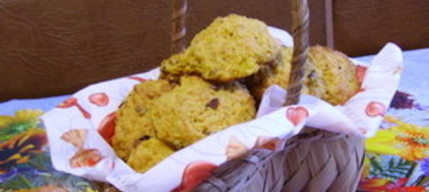 Морковное печенье с изюминкой