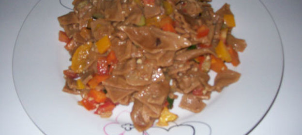 ПАСТА домашнего приготовления С ОВОЩАМИ