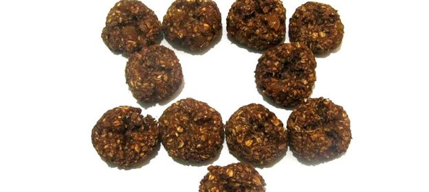 Шоколадно-овсяное печенье