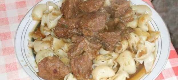 Подлива с мясом к макаронам