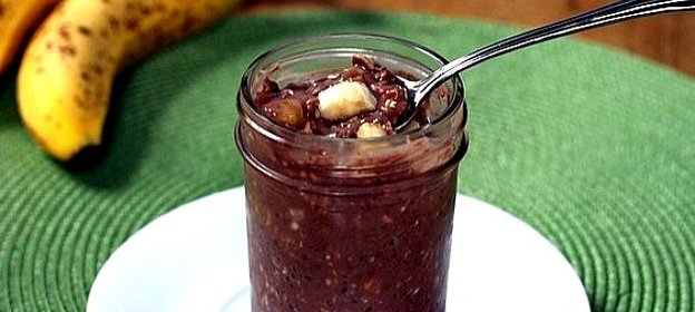 Ленивая овсянка на воде