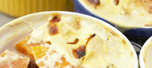 Запеченная тыква с изюмом