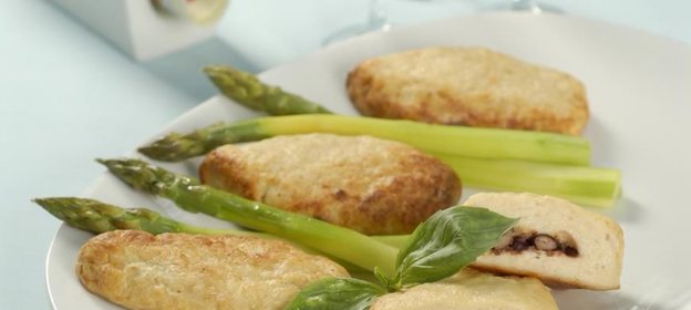 Зразы куриные с фасолью