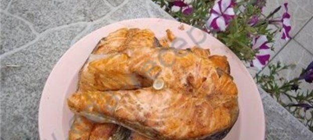 Запеченные семговые стейки