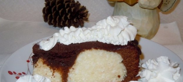 СНЕЖКИ В ШОКОЛАДЕ торт-сырник