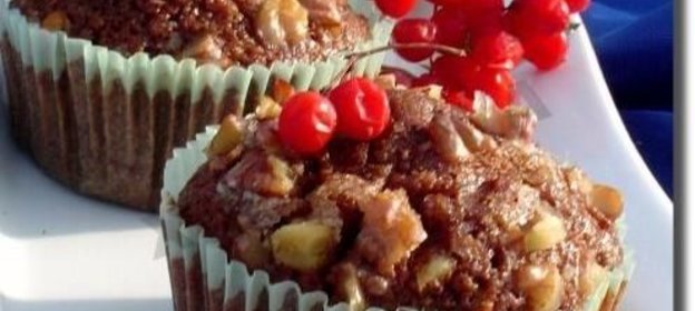 Кексы тыквенные с орехами и корицей