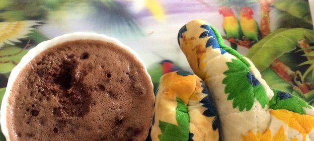 Быстрые шоколадные кексы в кружке