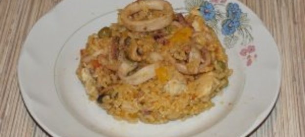 Паэлья с морепродуктами