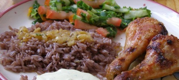 Запечённая курица с апельсиновым соком