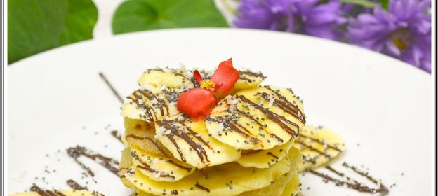 Десерт с рисом и бананом Дыхание осени