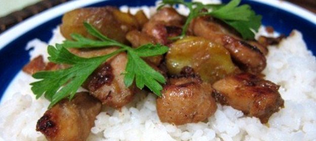 Курица с приправами в соевом соусе
