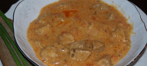 Гуляш поджарка из свинины