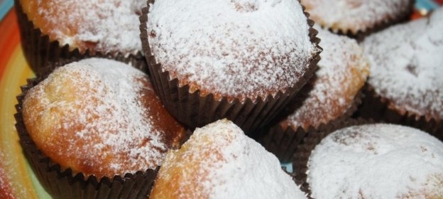 Яблочно-кокосовые кексы со сгущенкой и шоколадом