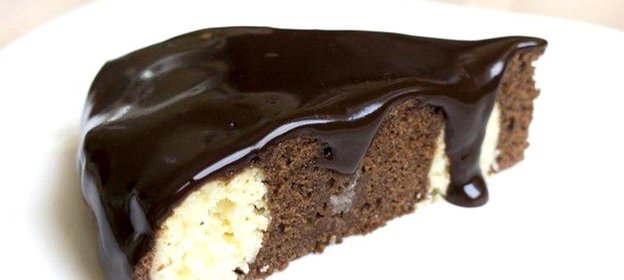 Шоколадно-творожный пирог