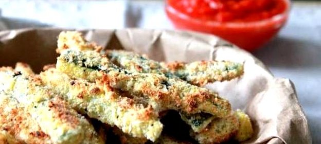 Кабачки в панировке