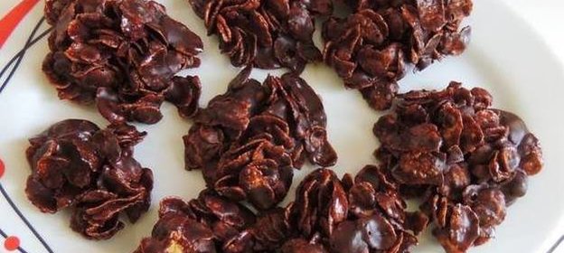 Десерт из кукурузных хлопьев