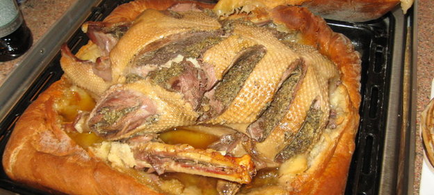 Гусь в тесте!