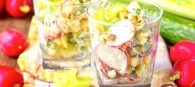 Овощной салат «Весенний»