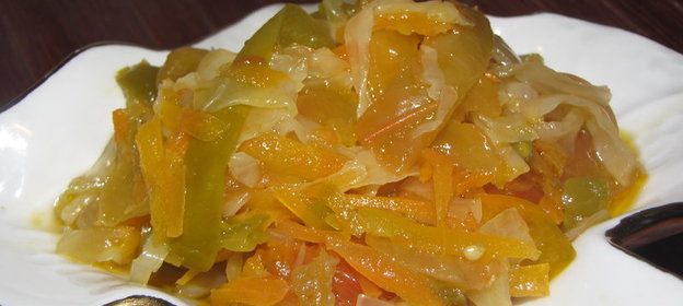 Салат Балатонский консервированный из зелёных помидор