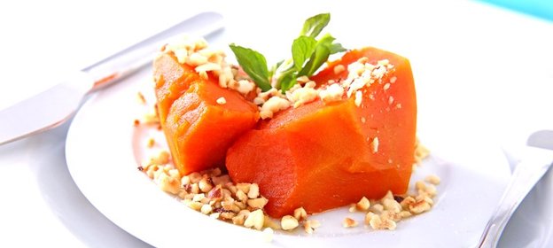 Турецкий десерт из тыквы (Kabak tatlisi)