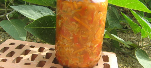 Консервированный салат Овощи-как свежие