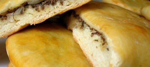Хачапури с мясом в духовке