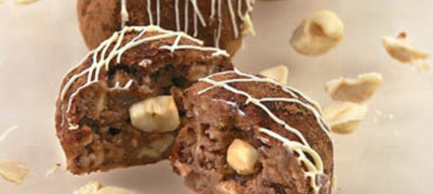 Картошка шоколадная с орехами