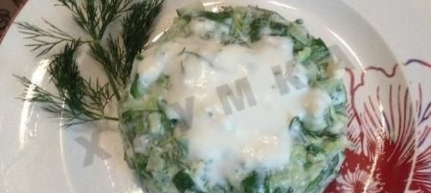 Салат Огуречный с мацони