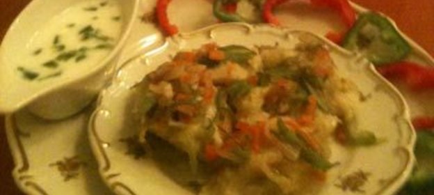 Клецки картофельные с душами