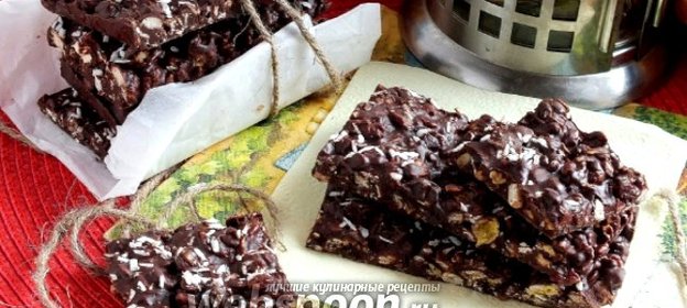 Шоколадные батончики «мюсли»