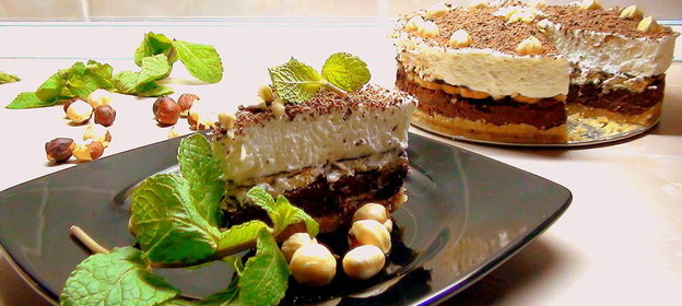 Торт без выпечки «Белое и Чёрное» и «Ромовая Бомба» – десерт для взрослых