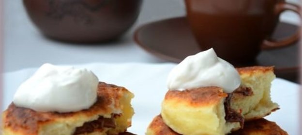 Сырники с шоколадным сюрпризом - 2